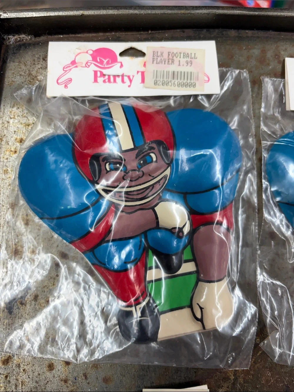 VTG Football Party Decoration Cake Topper Bundle 18 Pcs.  Various Conditions